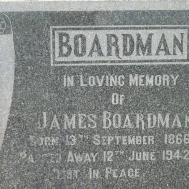BOARDMAN James 1866-1942