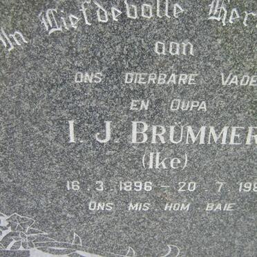 BRUMMER I.J. 1896-1983