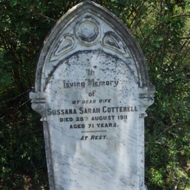 COTTERELL Sussana Sarah -1911