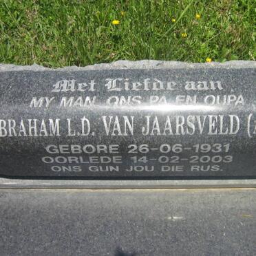 JAARSVELD Abraham L.D., van 1931-2003