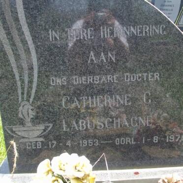 LABUSCHAGNE Catherine G. 1953-1970