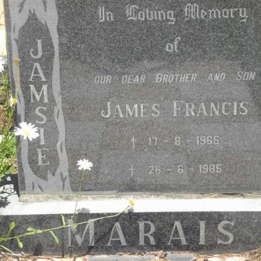 MARAIS James Francis 1965-1985