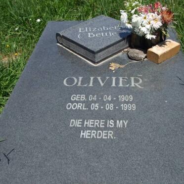 OLIVIER Elizabeth 1909-1999