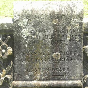 PLOOY Rishard, du 1886-1933