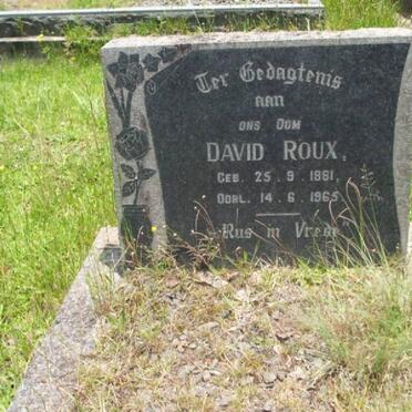 ROUX David 1881-1965