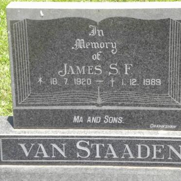 STAADEN James S.F., van 1920-1989