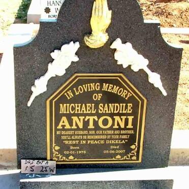 ANTONI Michael Sandile 1975-2007