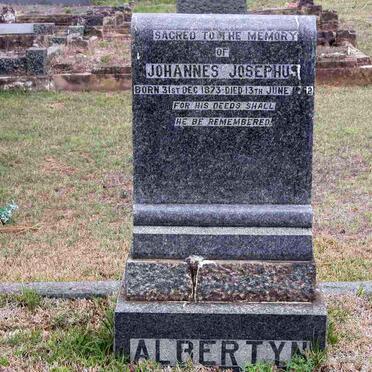 ALBERTYN Johannes Josephus 1873-1962