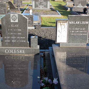 COLESKE Alan 1956-1980 :: LOUW Malan /9??-19??