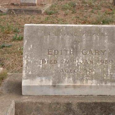 CARY Edith 1852-1939