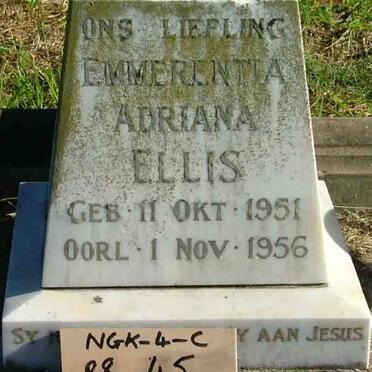 ELLIS Emmerentia Adriana 1951-1956
