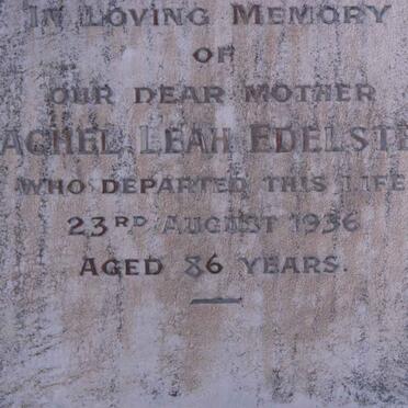 EDELSTEIN Rachel Leah -1936