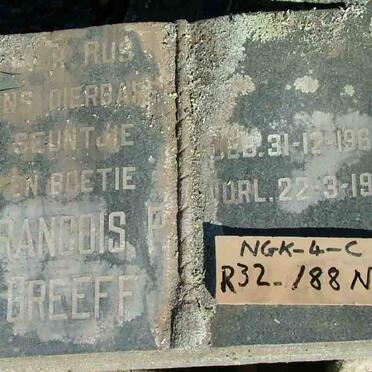 GREEFF Francois 1964-1965