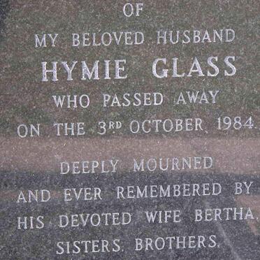 GLASS Hymie -1984