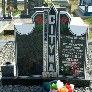 GITYWA Tshelele Zelma 1940-2005