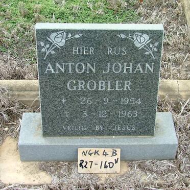 GROBLER Anton Johannes 1954-1963 :: GROBLER André Dewald 1964-1983
