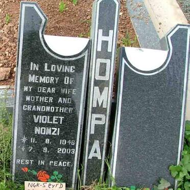 HOMPA Violet Nomzi 1946-2003