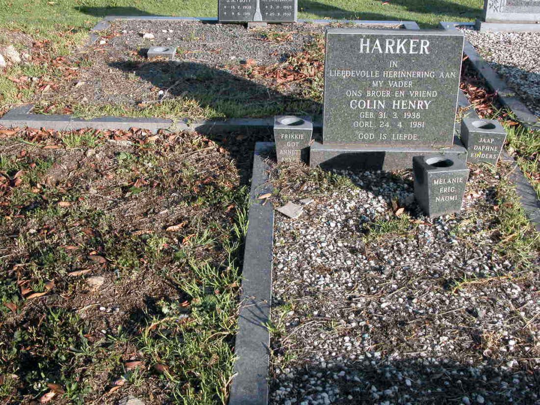 HARKER Colin Henry 1938-1981