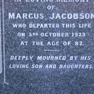 JACOBSON Marcus -1923