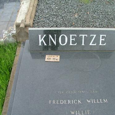 KNOETZE Frederick Willem 1941-1996