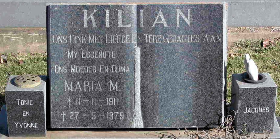 KILIAN Maria M. 1911-1979