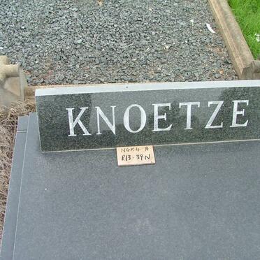 KNOETZE Gert Johannes 1917-2000 &amp; Louisa Johanna 1919-