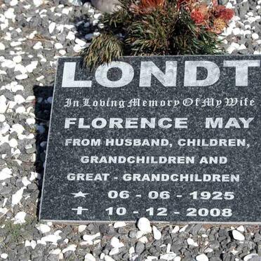 LONDT Florence May 1925-2008