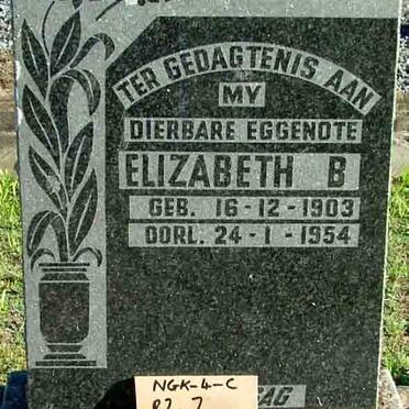 LOGGERENBERG Elizabeth B., van 1903-1954