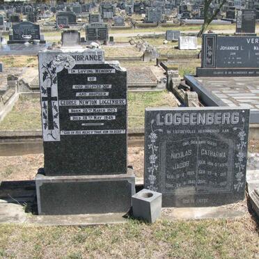 LOGGENBERG Nicolaas Jacob 1895-1949 &amp; Catharina VAN STADEN 1901-1969 :: LOGGENBERG George Newton 1923-1946