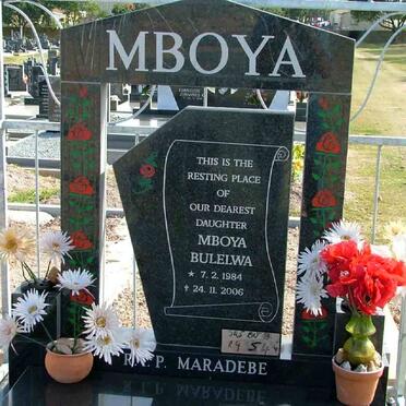 MBOYA Bulelwa 1984-2006