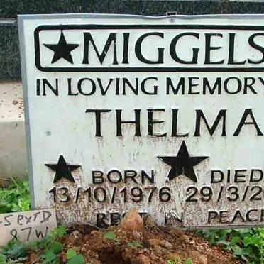 MIGGELS Thelma 1976-2003