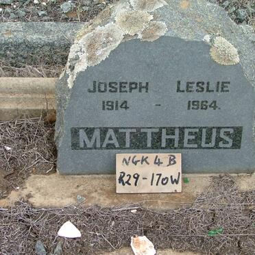 MATTHEUS Joseph Leslie 1914-1964