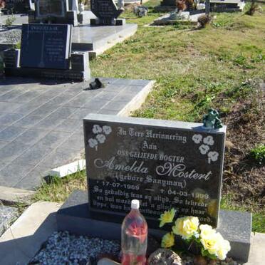 MOSTERT Amelda nee SAAYMAN 1969-1999