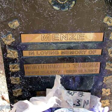 MENZE Nontuthuzelo Eugenia 1977-2007