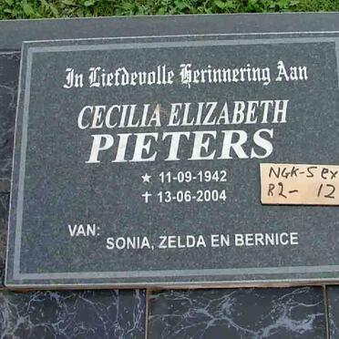 PIETERS Cecilia Elizabeth 1942-2004