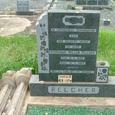 PELCHER Stephanus Willem 1885-1964