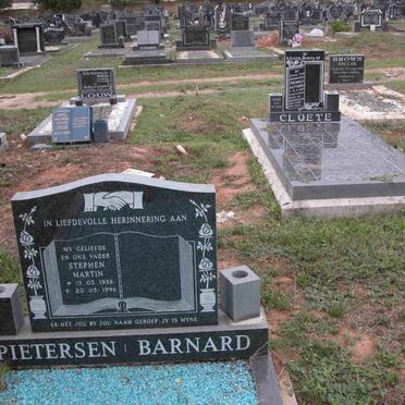 PIETERSEN Stephen Martin 1938-1996 :: BARNARD ? 