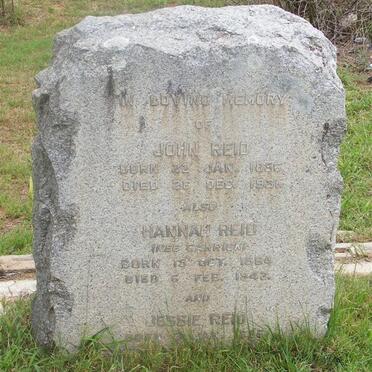 REID John 1856-1931 &amp; Hannah CARRICK 1864-1942