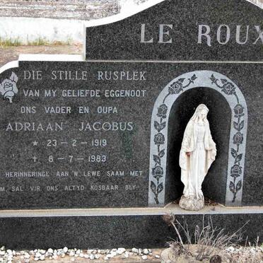 ROUX Adriaan Jacobus, le 1919-1983