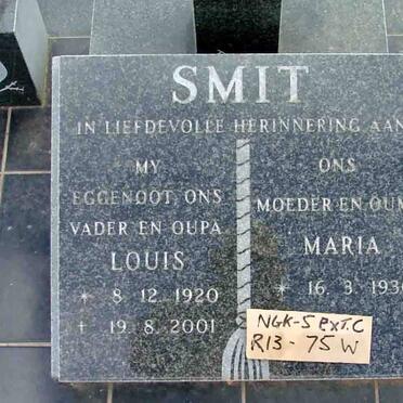 SMIT Louis 1920-2001 &amp; Maria 1930-