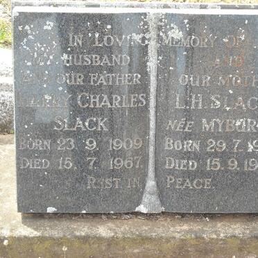 SLACK Harry Charles 1909-1967 &amp; L.H. MYBURGH 1921-1983