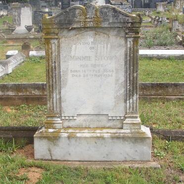 STOW Minnie née ROWE 1854-1936