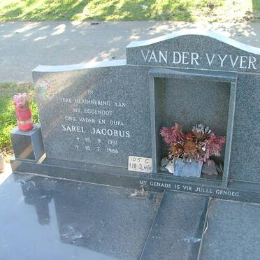 VYVER Sarel Jacobus, van der 1931-1988