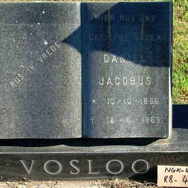 VOSLOO Daniel Jacobus 1896-1969 &amp; Johanna Elizabeth BEER 1900-1962