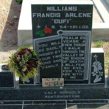 WILLIAMS Francis Arlene 1954-2006