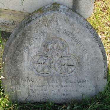 WILLIAMS Thomas Coad 1885-? &amp; Esther -1904 :: WILLIAMS Thomas Coad -1891
