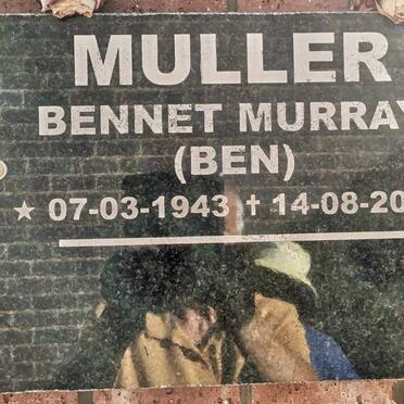 MULLER Bennet Murray 1943-2021