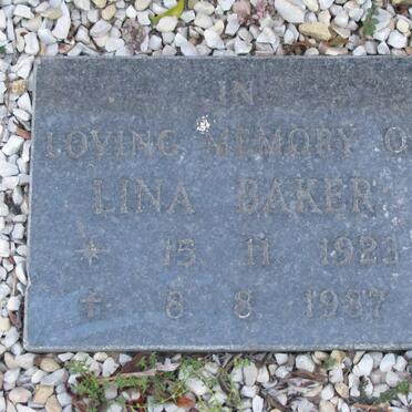 BAKER Lina 1923-1987