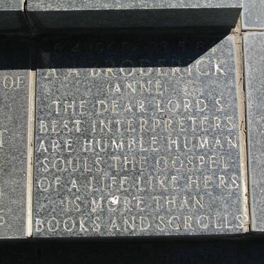 BRODERICK Anne - 1984