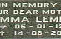 LEMLEY Emma 1917-2005
